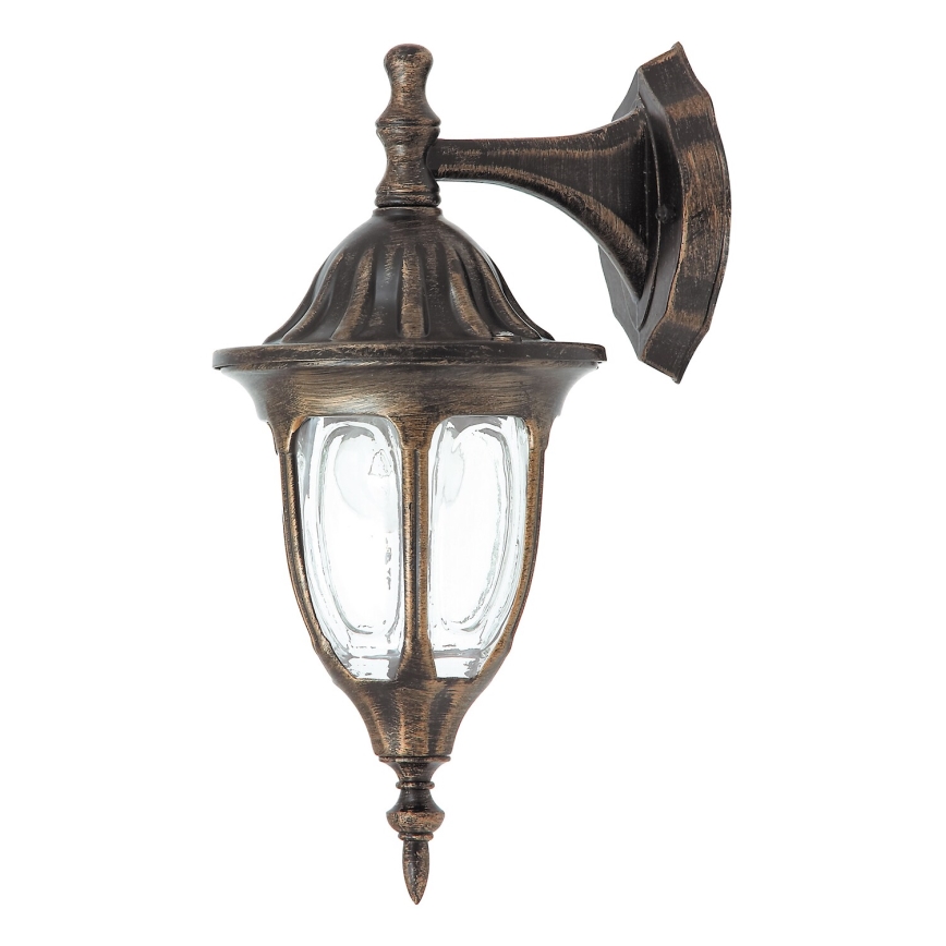 Rabalux - Applique da parete per esterni 1xE27/60W/230V IP43 oro/patina/nero