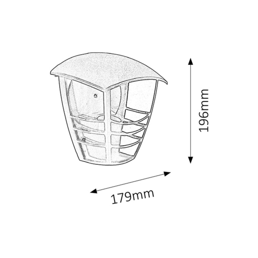 Rabalux - Applique da esterno 1xE27/60W/230V