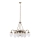 Rabalux 8636 - Lampadario a sospensione con catena  ANNABELLA 6xE14/40W+2xE27/60W