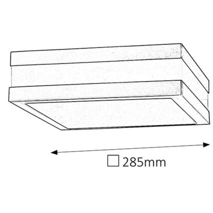 Rabalux - Applique da esterno 2xE27/11W/230V