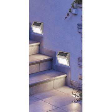 Rabalux - KIT 2x Applique a LED da esterno SANTIAGO 2xLED/0,12W