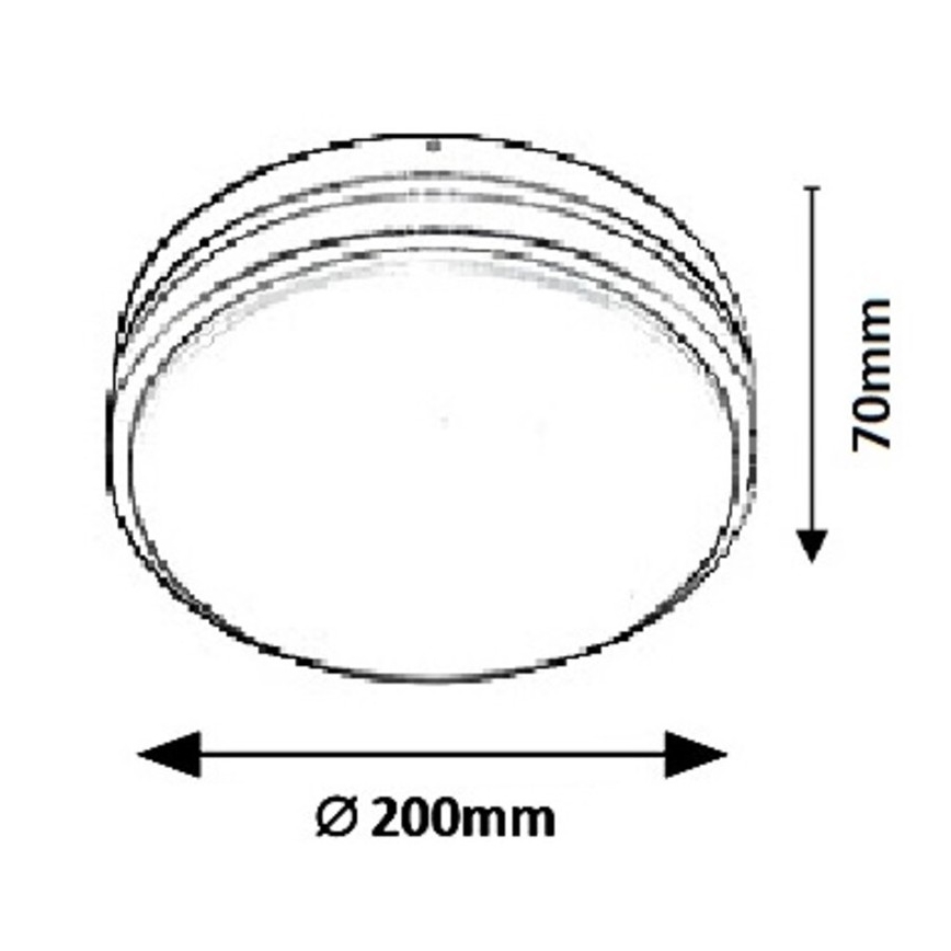 Rabalux 8847 - Applique a LED da esterno HAMBURG LED/10W/230V IP44