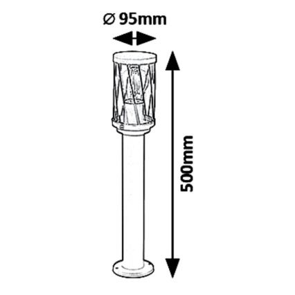 Rabalux - Lampada da esterno  1xE27/40W/230V IP44