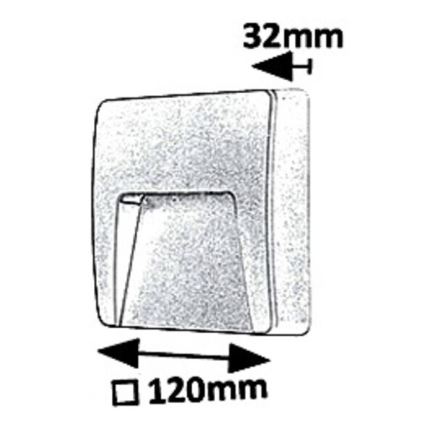 Rabalux - Applique a LED da esterno  LED/3W/230V IP65