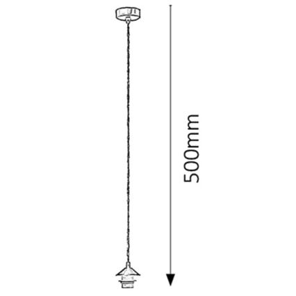 Rabalux 9926 - Cavo di alimentazione FIX 1xE27/60W/230V