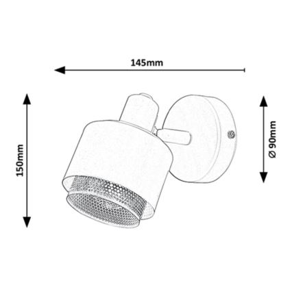 Rabalux - Applique 1xE14/40W/230V