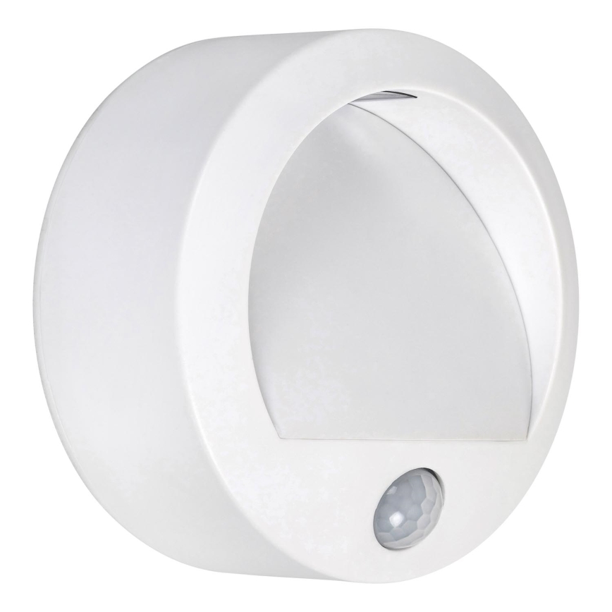 Rabalux - Applique a LED da esterno con sensore LED/1,5W/3xAA IP44 bianca