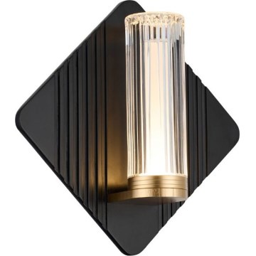 Rabalux - Applique da bagno LED/7W/230V IP44 nero/oro