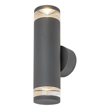 Rabalux - Applique da esterno 2xGU10/10W/230V IP54 antracite