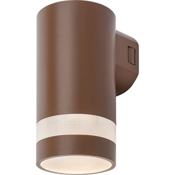 Rabalux - Applique da esterno LED, 9 W, 230 V, IP65, marrone
