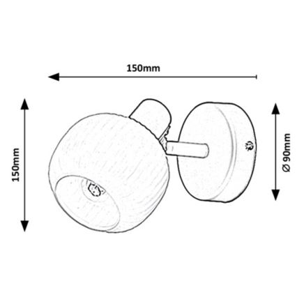 Rabalux - Applique E14/40W/230V