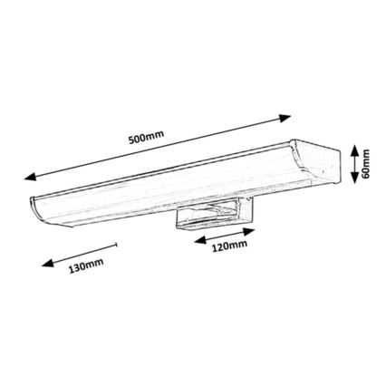 Rabalux - Applique LED da bagno dimmerabile LED/7,5W/230V IP44