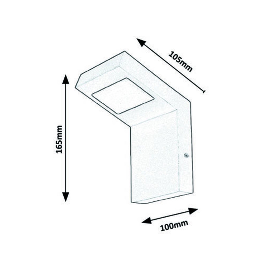 Rabalux - Applique LED da esterno LED/9W/230V IP44