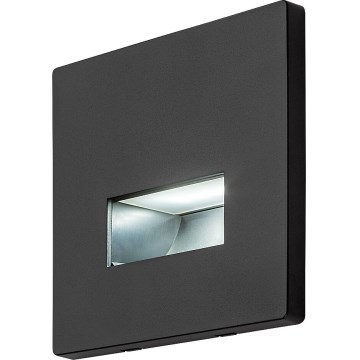 Rabalux - Applique per scale LED/1W/230V 3000/4500/6500K nero