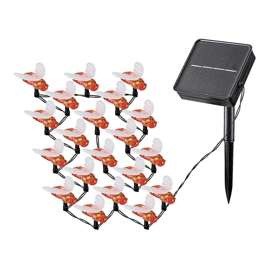 Rabalux - Catena LED solare 20xLED/0,06W/1,2V IP44 600 mAh