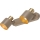 Rabalux - Faretto 2xE14/10W/230V beige