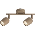 Rabalux - Faretto 2xGU10/15W/230V beige