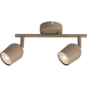 Rabalux - Faretto 2xGU10/15W/230V beige