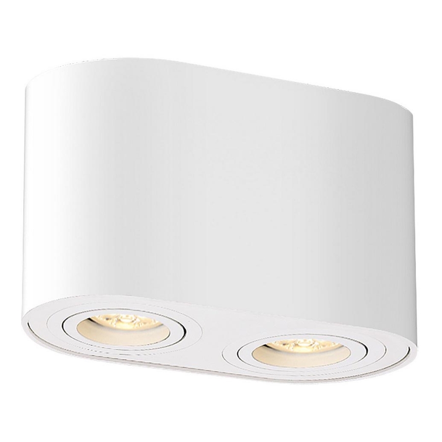 Rabalux - Faretto 2xGU10/42W/230V bianco