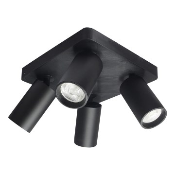 Rabalux - Faretto 4xGU10/7W/230V nero