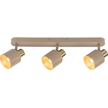 Rabalux - Faretto a 3 luci 3xE14/10W/230V beige