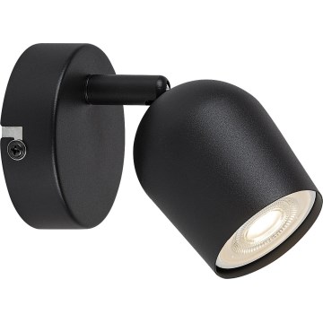 Rabalux - Faretto da parete 1xGU10/15W/230V nero