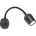 Rabalux - Faretto da parete orientabile 1xGU10/15W/230V nero