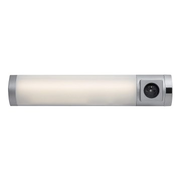 Rabalux - Illuminazione LED sottopensile con presa LED/5W/230V 4000K 45 cm argento