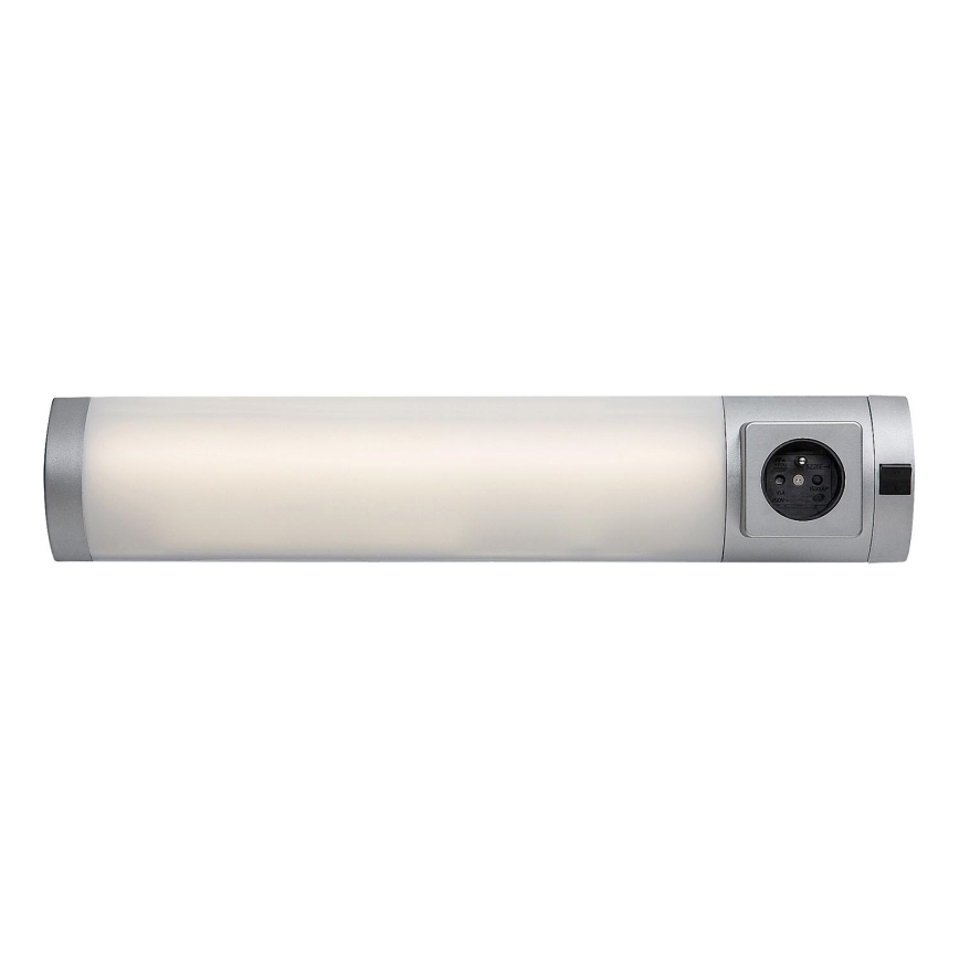 Rabalux - Illuminazione LED sottopensile con presa LED/5W/230V 4000K 45 cm argento