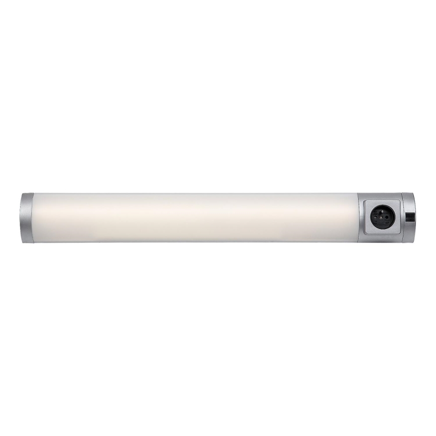 Rabalux - Illuminazione LED sottopensile con presa LED/8W/230V 4000K 68 cm argento