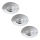 Rabalux - KIT 3xLED Lampada da incasso per bagni 3xLED/4W/230V