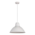 Rabalux - Lampada a sospensione con cavo 1xE27/60W/230V Ø 36 cm bianca
