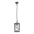 Rabalux - Lampada a sospensione da esterno 1xE27/60W/230V IP44