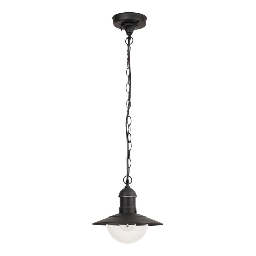 Rabalux - Lampada a sospensione da esterno 1xE27/60W nera IP44