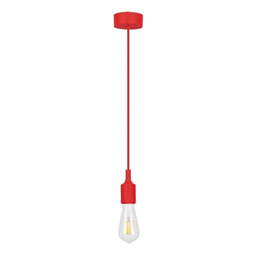 Rabalux - Lampada a sospensione E27/40W rosso