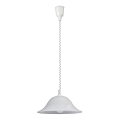Rabalux - Lampada a sospensione regolabile 1xE27/60W/230V in vetro alabastrino
