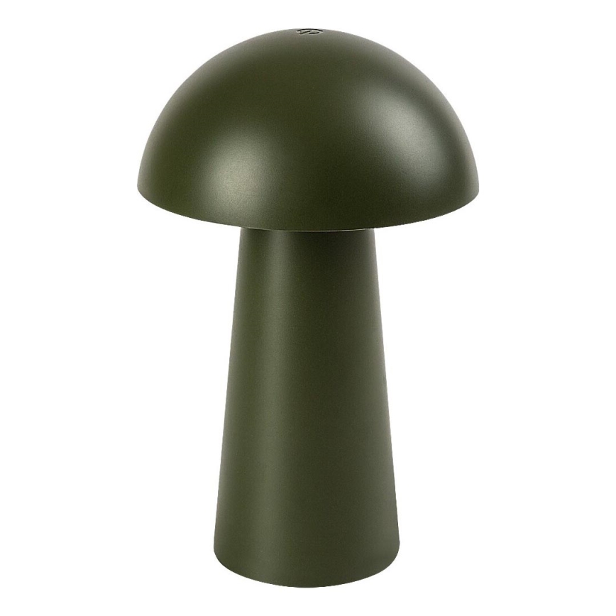 Rabalux - Lampada da esterno ricaricabile a LED dimmerabile a sfioramento, 1,5 W/5 V, IP44, 1200 mAh, USB, verde