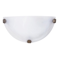Rabalux - Lampada da parete 1xE27/60W/230V in vetro alabastrino