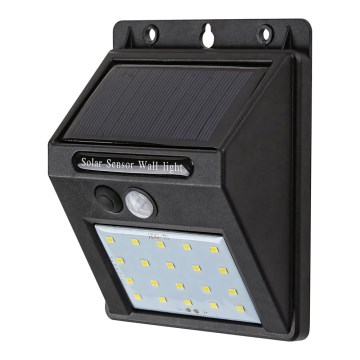 Rabalux - Lampada da parete solare LED con sensore IP44 1200 mAh