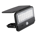 Rabalux - Lampada da parete solare LED con sensore LED/7W/3,7V IP54 nero 3000 mAh