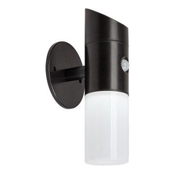 Rabalux - Lampada da parete solare LED RGB con sensore LED/1W/3,7V IP44 nero 1200 mAh