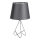 Rabalux - Lampada da tavolo 1xE14/40W/230V grigio/cromo lucido