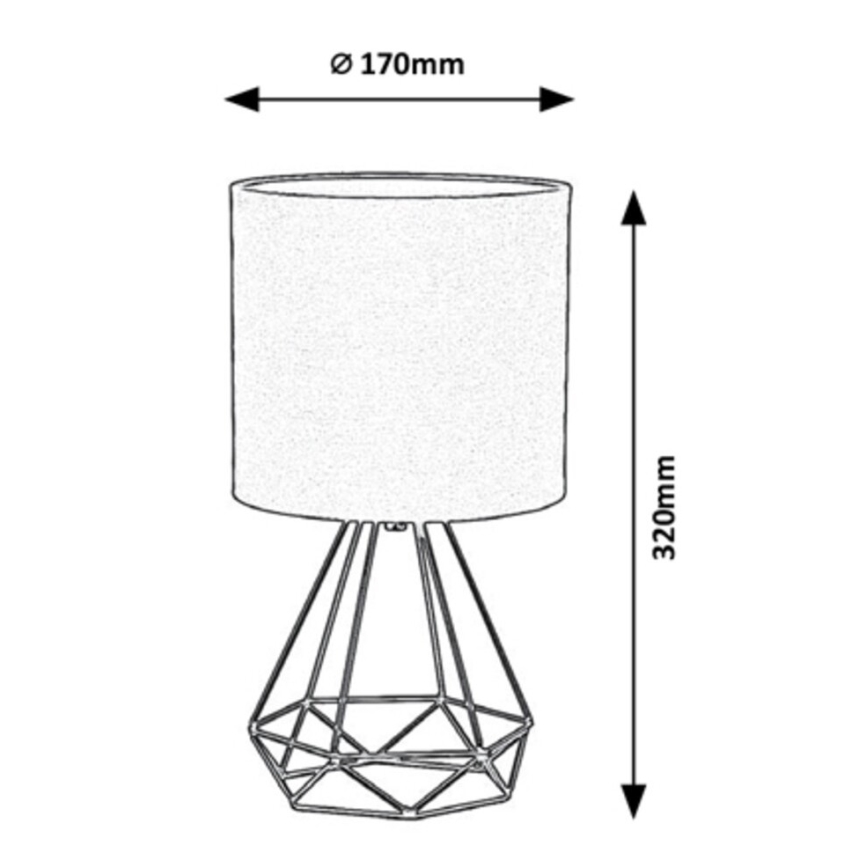 Rabalux - Lampada da tavolo 1xE14/40W/230V marrone