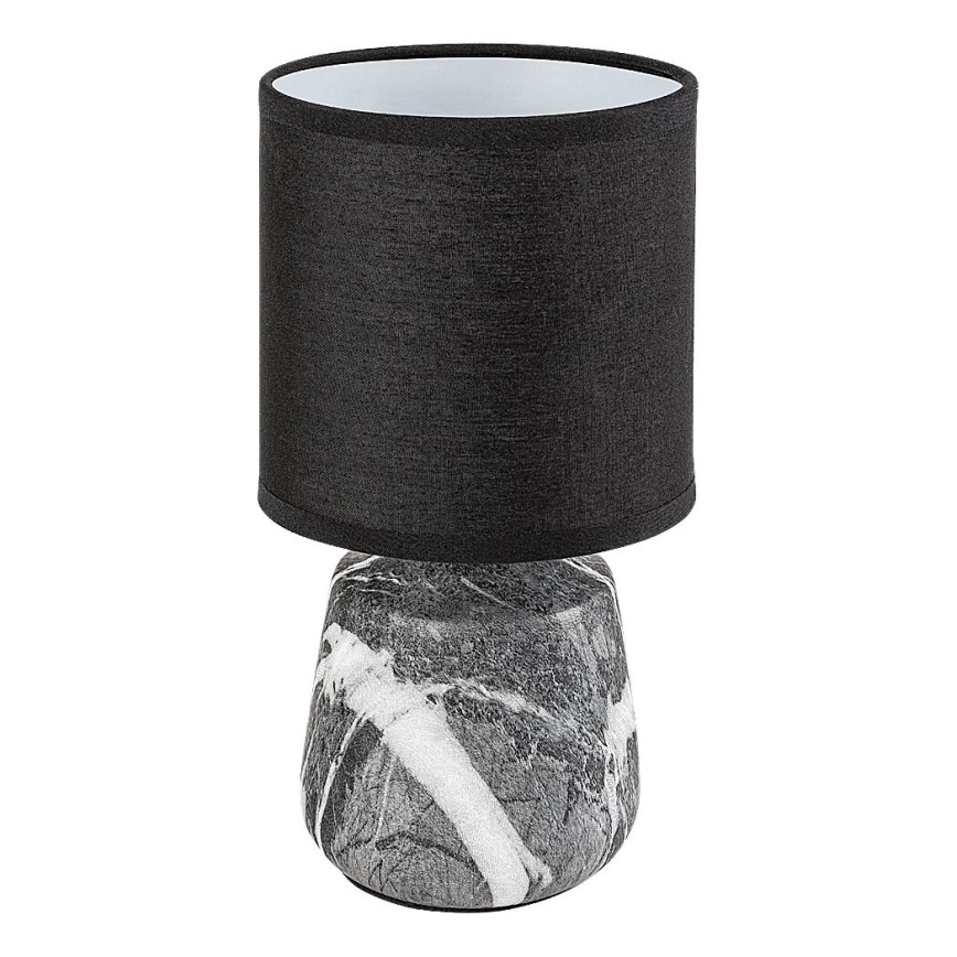 Rabalux - Lampada da tavolo 1xE14/40W/230V nero/effetto marmo