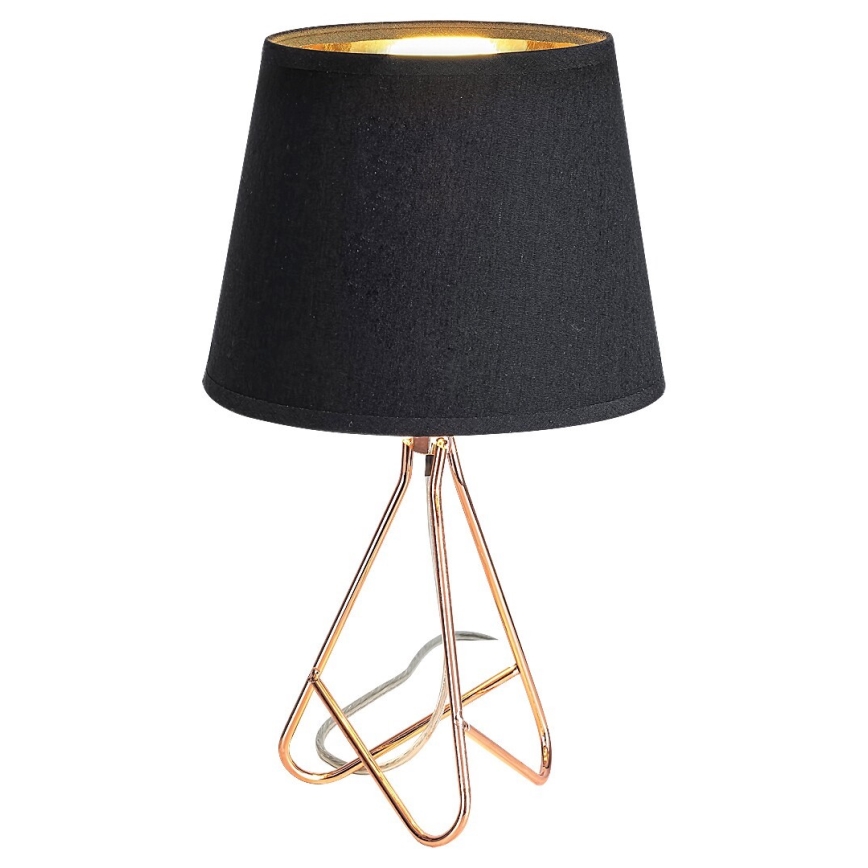 Rabalux - Lampada da tavolo 1xE14/40W/230V nero/oro