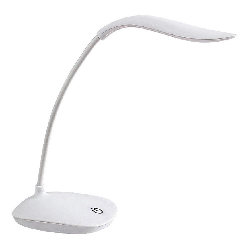 Rabalux - Lampada da tavolo flessibile dimmerabile a LED, 2W/5V, bianca