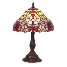 Rabalux - Lampada da tavolo Tiffany in vetro colorato 1xE27/60W/230V