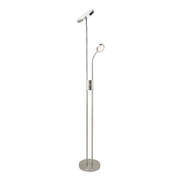 Rabalux - Lampada da terra dimmerabile LED/18,5W/230V + LED/4,5W cromo opaco