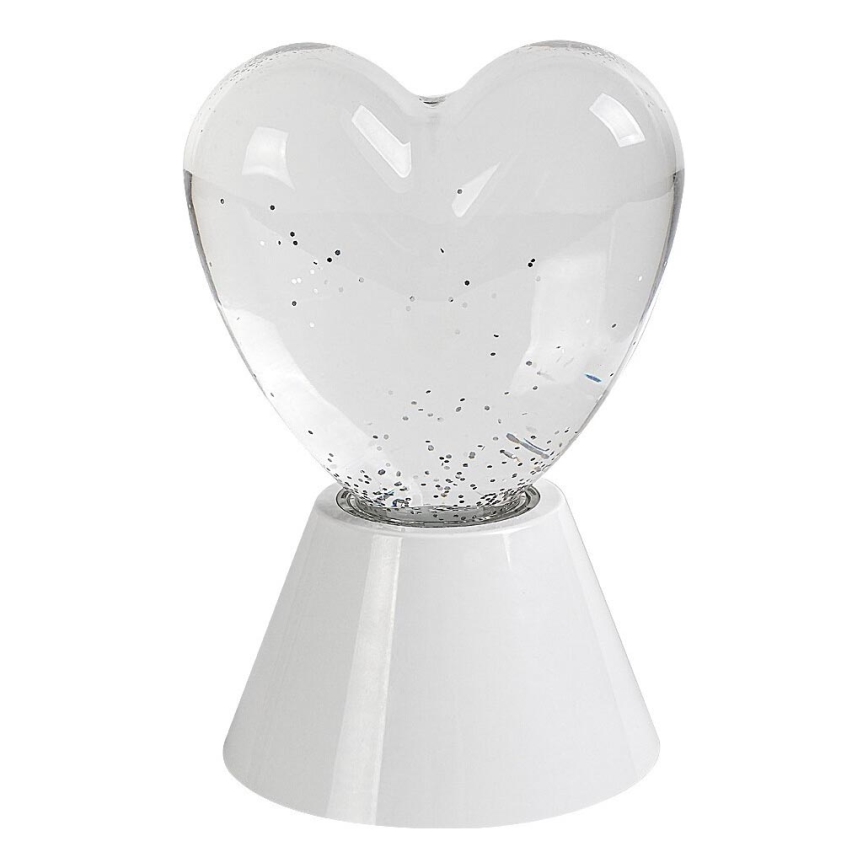 Rabalux - Lampada decorativa LED RGB LED/0,8W/3xAA a forma di cuore