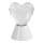 Rabalux - Lampada decorativa LED RGB LED/0,8W/3xAA a forma di cuore